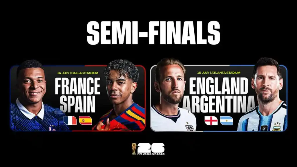 Prancis, Spanyol, Inggris, Argentina